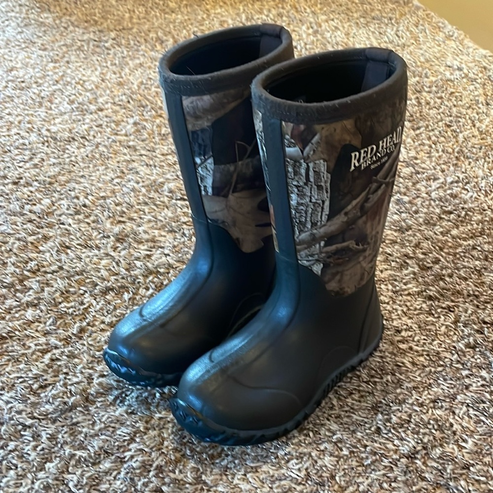 Red Head Rain Mud Boots